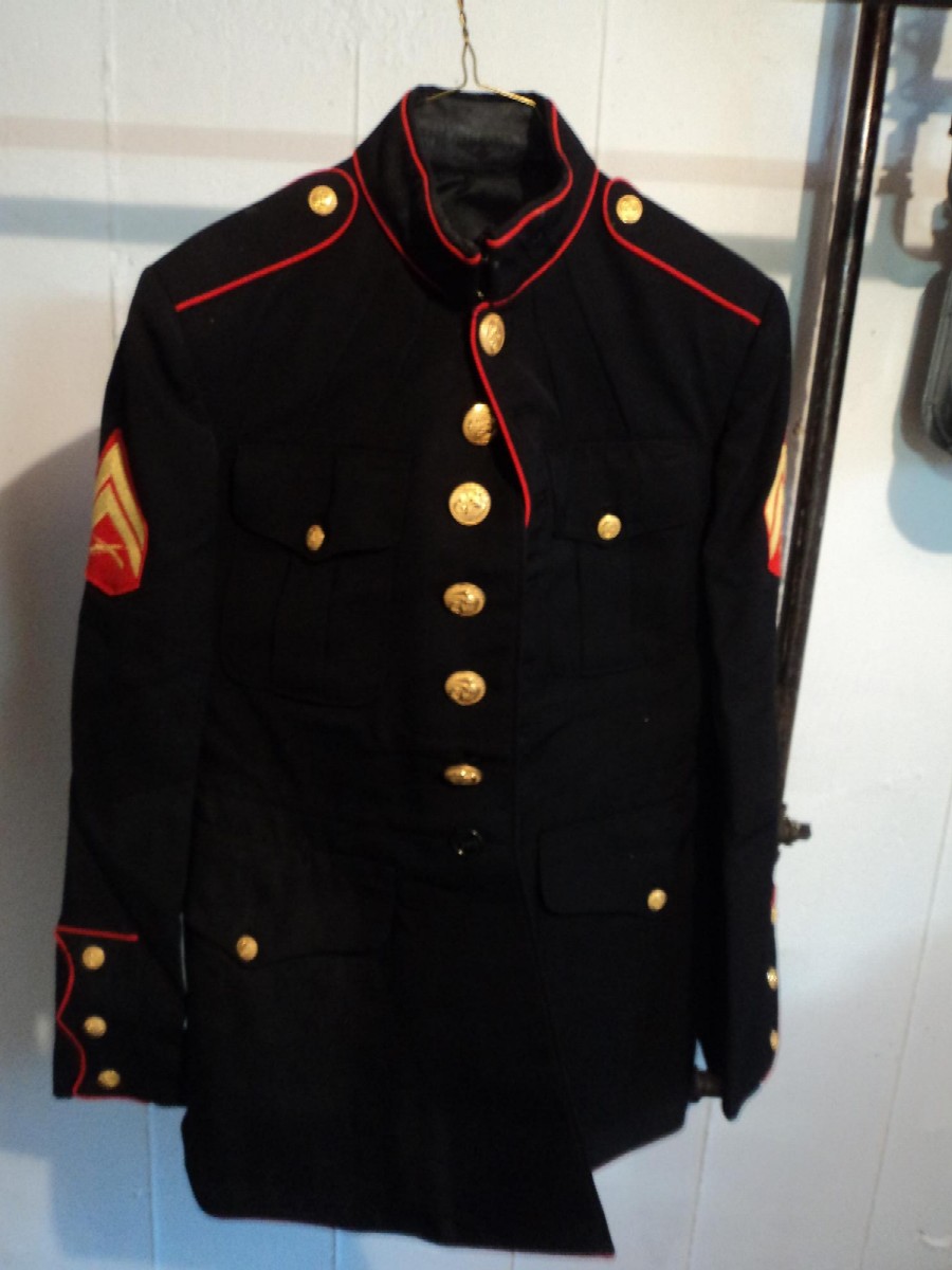 Usmc Male Enlisted Blue Dress Coat